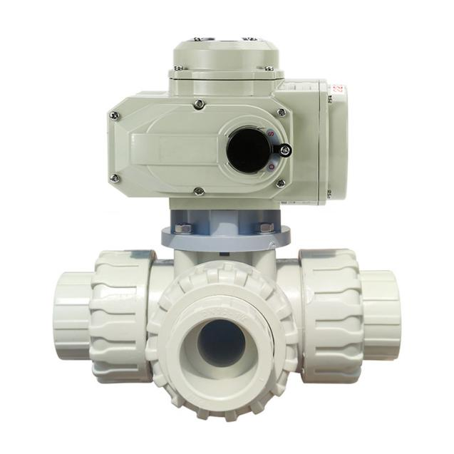 電動(dòng)PP三通球閥（TL型）